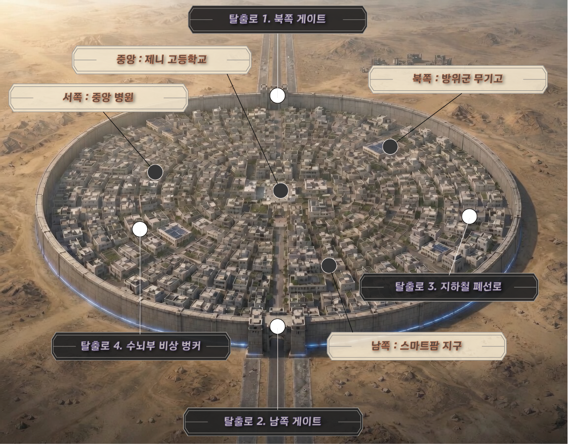 제니시 전체 지도